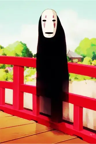 动漫 壁纸 iphone壁纸 原创 截图 二次元 出自《千与千寻》无脸男