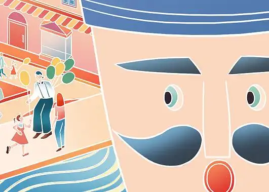 乌托邦世界 | 2.5d长幅线性插画