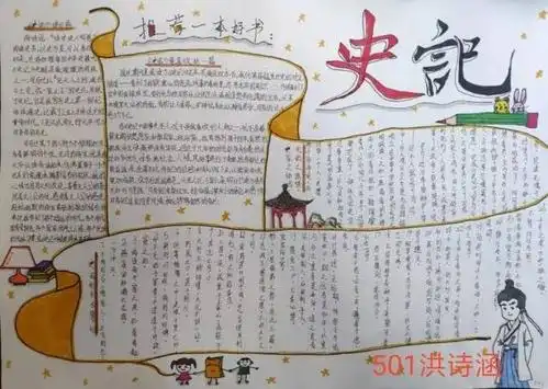 我阅读,我快乐 ——五年级"推荐一本好书"手抄报主题活动