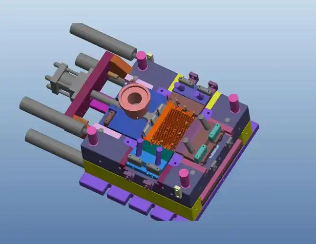 暖气散热片压铸模具设计