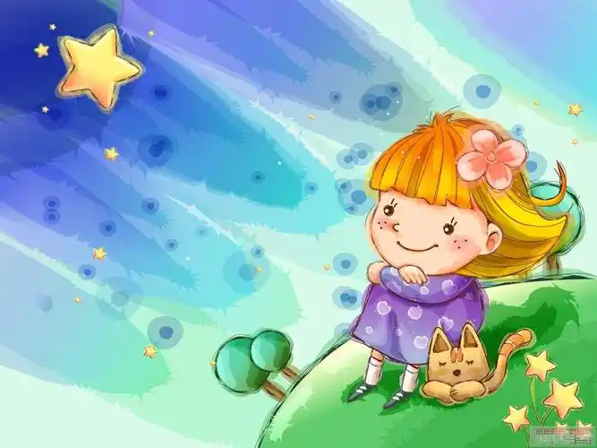 可爱的儿童插画 - 插画动漫 - 穿针引线服装论坛