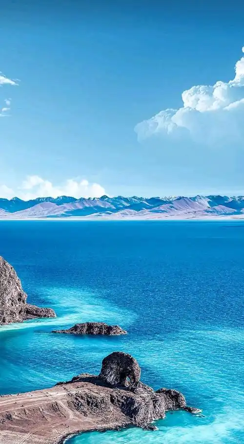 领略纳木错的风光