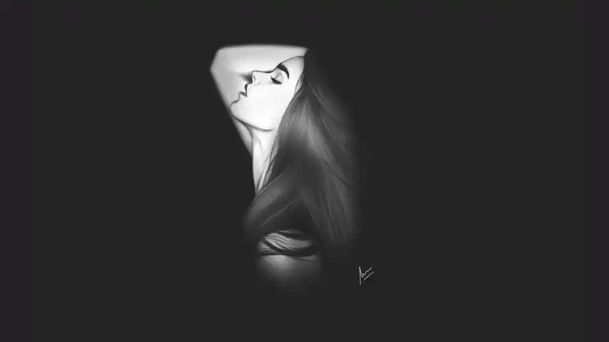 女孩头像素描 https://sc.macdown.com - 堆糖,美图壁纸兴趣社区