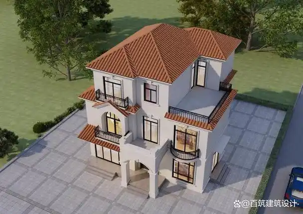 有层次感的城堡风格住宅,浪漫氛围拉满