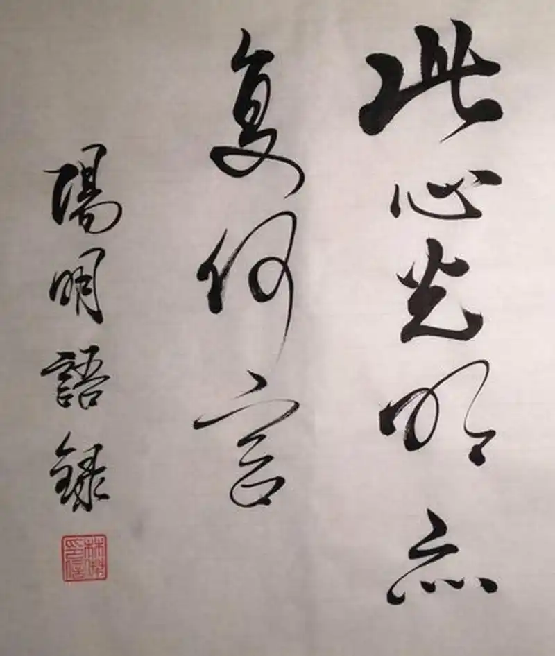 大思想家王阳明先生临终前说,"此心光明,亦复何言".