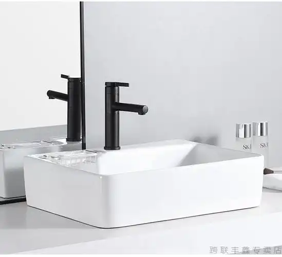 洗衣台带搓衣板阳台台上盆带搓衣板洗衣池槽侧排左右侧下家用陶瓷洗手