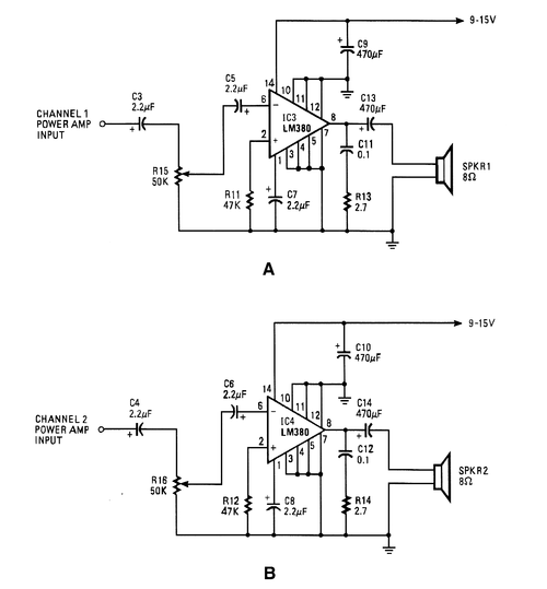 lm380集成功放电路图