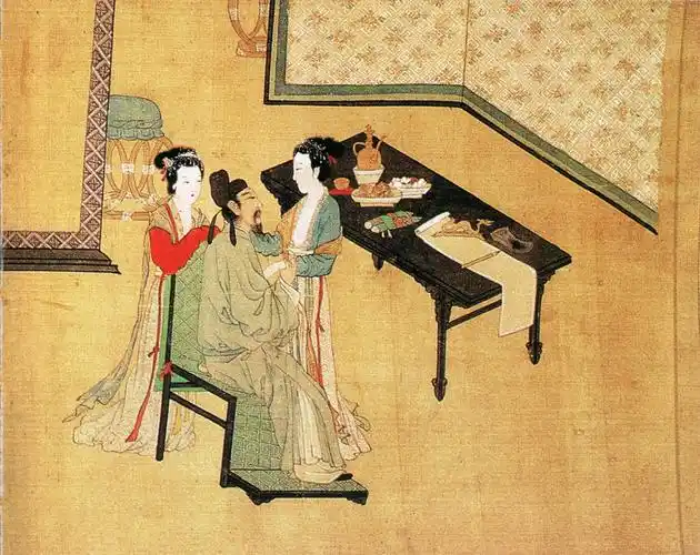 名画《韩熙载夜宴图》背后鲜为人知的故事_张大千