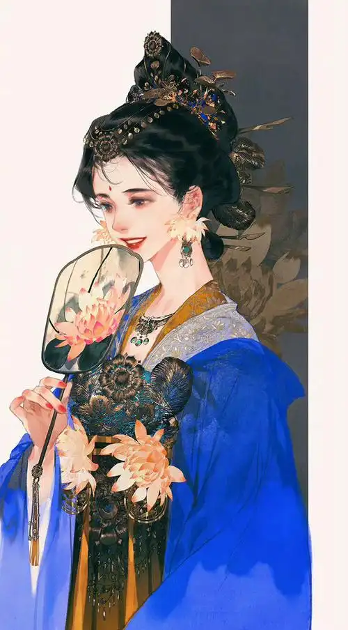 千秋无绝色,悦目是佳人.古风人物插画,美人系列.