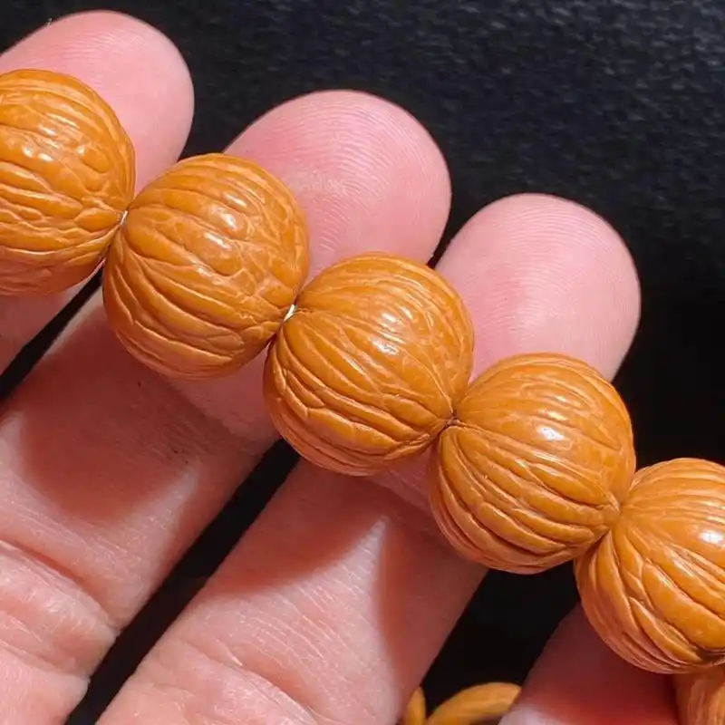 【品名】土豪猴头手串【尺寸】16mm【品相  【品名】土豪猴头手串