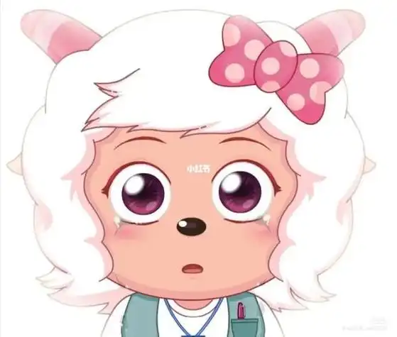 美羊羊美羊羊彩铅简笔画美羊羊#动画片卡通人物