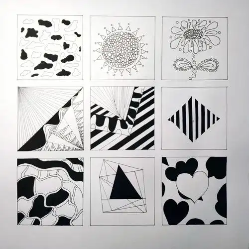 关于平面构成的作业练习