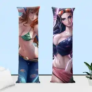 定制定制海贼王等身娜美抱枕长条全身玩偶汽车腰靠玩偶宅男靠垫午