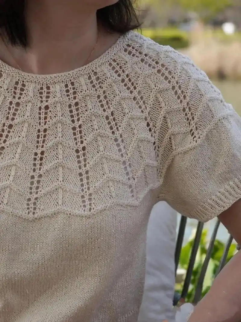 镂空针织衫教程图解都在,期待小仙女的成品喔,手工编织的手艺人 - 抖