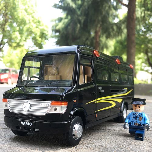 1/32金属仿真奔驰威雷行政版香港机动部队冲锋车小汽车模型玩具