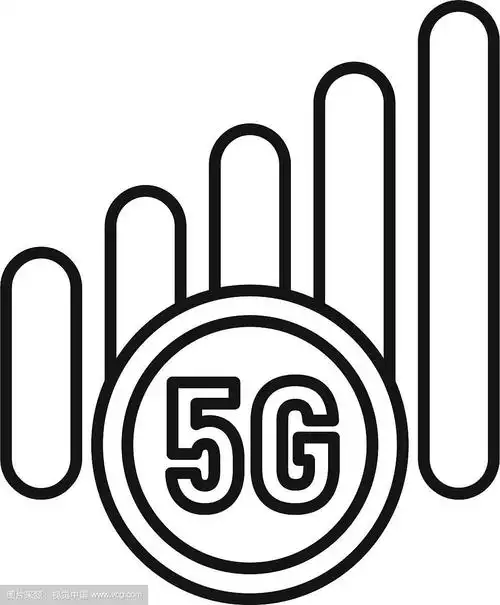 5g移动图标轮廓风格