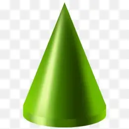 圆锥面和一个截它的平面(满足交线为圆)组成的空间几何图形叫圆锥