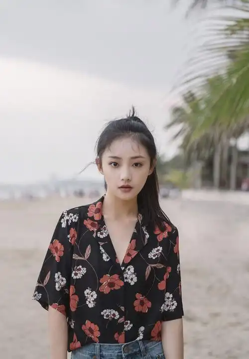 女演员吴佳怡,休闲文艺,清新靓丽海边写真图集_高清图集_新浪网