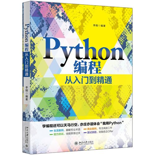 正版现货 python编程从入门到精通9787301322109北京大学