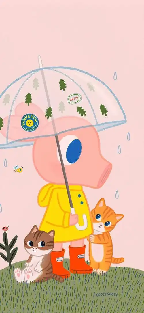 "可爱卡通"手机高清壁纸·图源:goolygooly