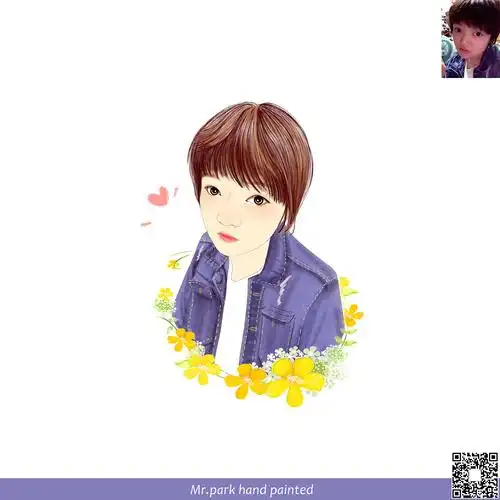 人物肖像照片转手绘手绘画像微信头像q版漫画