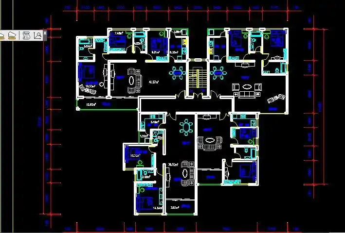 点式住宅平面图