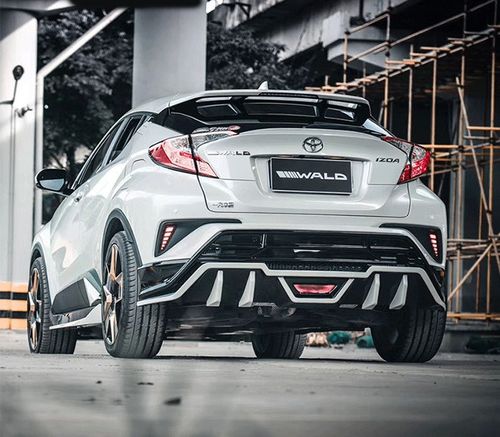 chr奕泽改装wald大小包围前铲唇侧尾翼运动汽车包围