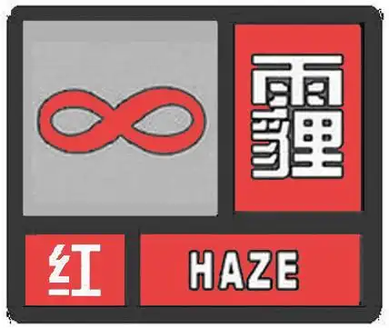 霾警告信号等级