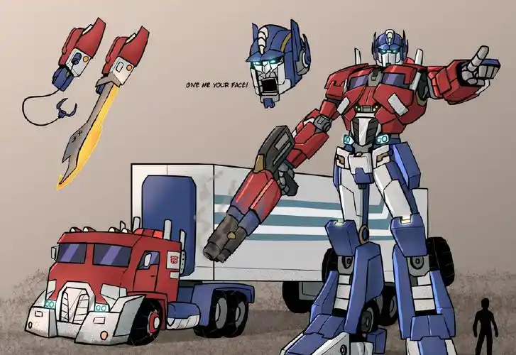 变形金刚08动画样式角色全新设计