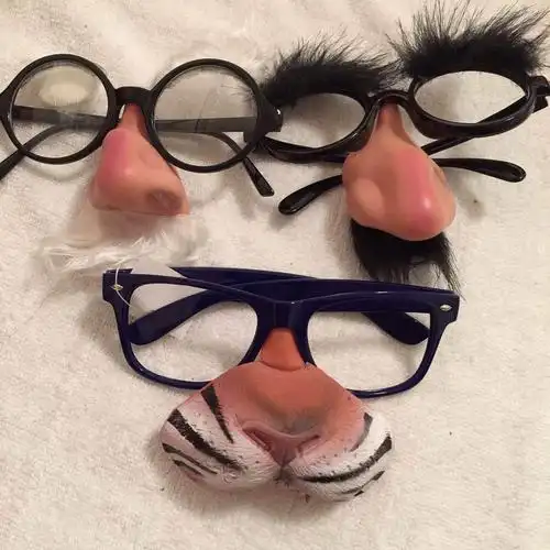 大鼻子毛发爷爷搞怪眼镜 创意派对用品搞怪胡子眼镜 夜店酒吧道具