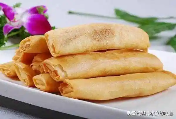 no.10:三丝春卷 荆州特色美食,外脆内嫩,味道鲜美.no.