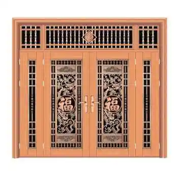 精选 不锈钢大门双开门农村大门 不锈钢大门双开门农村别墅对开乡村