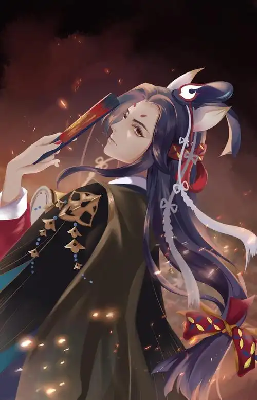 玉藻前|霁子的阴阳师插画图片