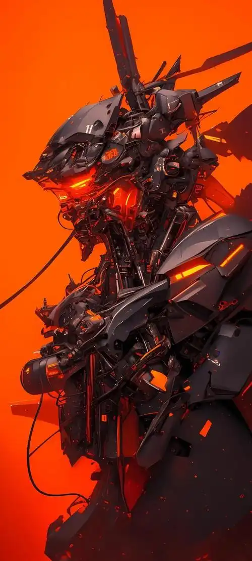 未来纪元,机械韵律,机械美学壁纸的动感核心!