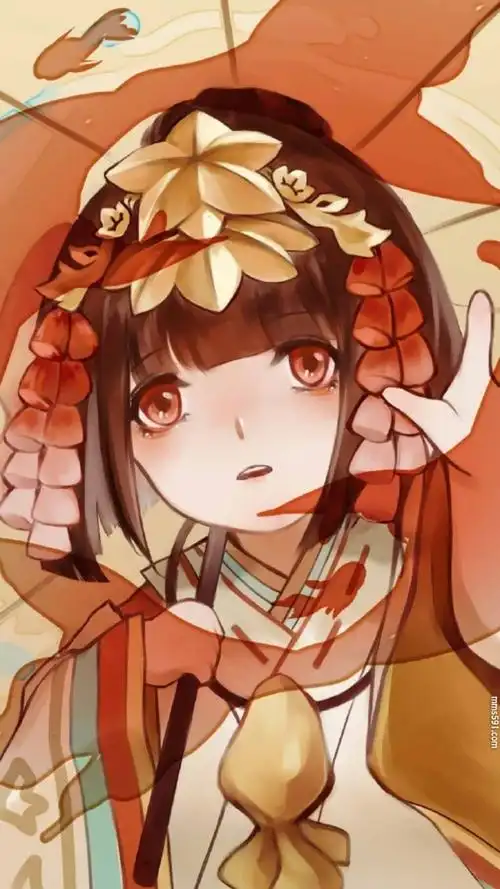 阴阳师短发萝莉神乐高清手机壁纸图片集(6)