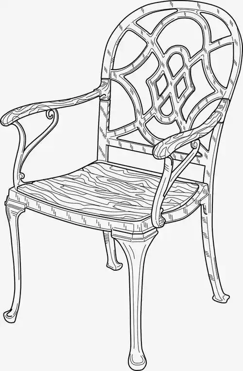 椅子简笔画 椅子简笔画简单又漂亮