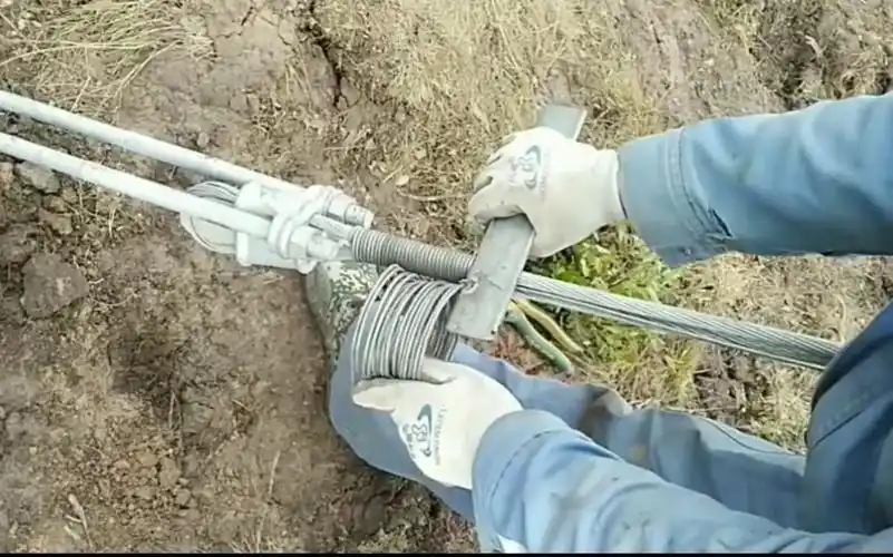 电线杆 拉线的一种手工制作方法