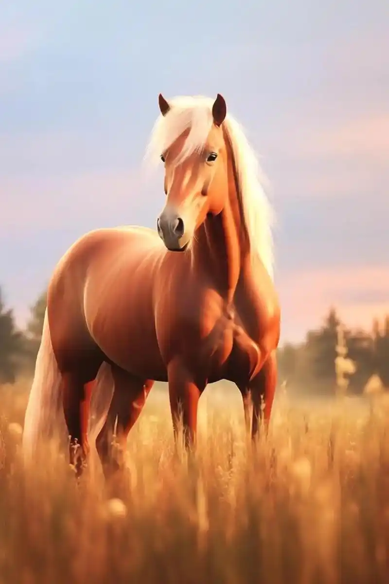 红色骏马,奔驰如风!它如火焰般燃烧的鬃毛在夕阳下闪烁,它的步 - 抖音