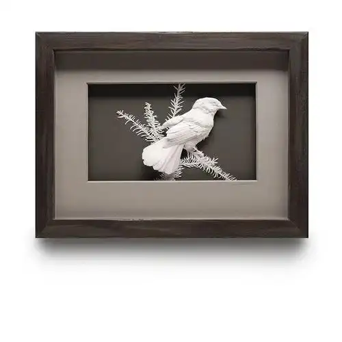 惟妙惟肖的野生动物立体浮雕 | calvin nicholls