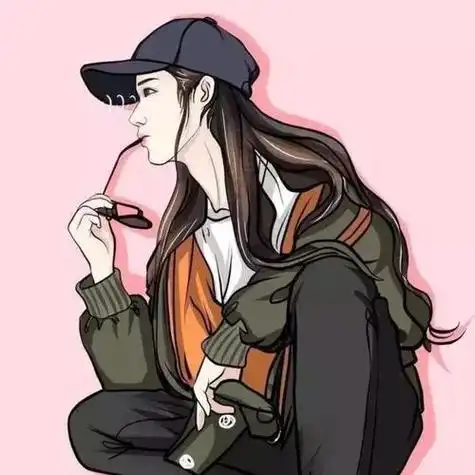 酷酷的女生头像