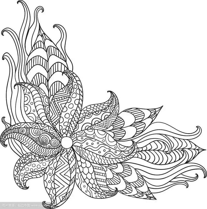 手绘艺术民族装饰图案