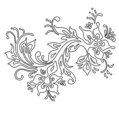 花纹简笔画简单又漂亮手抄报 简单漂亮的手抄报花纹图案步骤简笔画