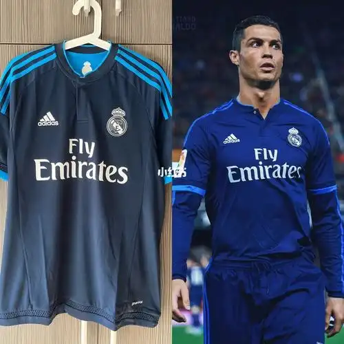 球衣分享|皇马1516第二客场球迷版