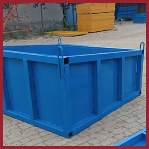 施工用扣件堆放池 钧悦 成品钢筋废料池 建筑标准化钢筋废料池图片