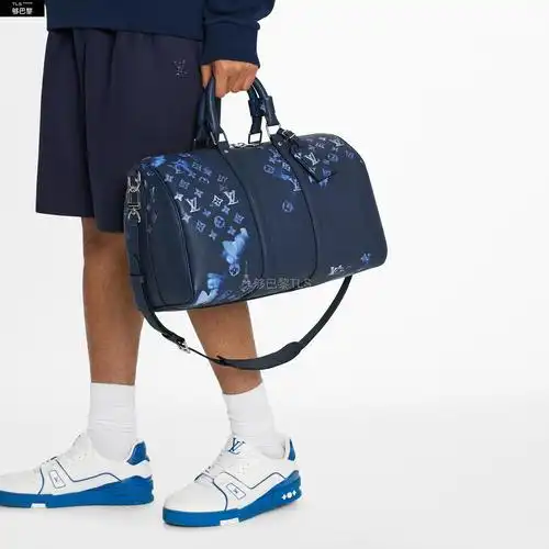 【包邮包税】 lv路易威登 21年春夏 男士 旅行包 ke*w*epall