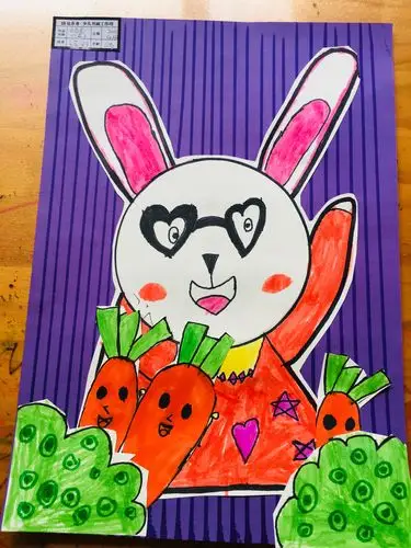 达芬奇少儿书画--【创意儿童画班】小蓝老师