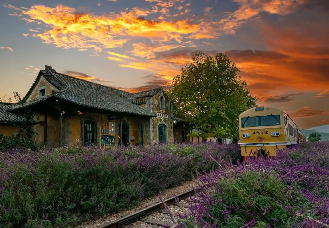 来建水,坐一趟怀旧的米轨小火车