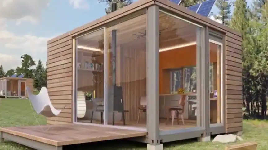 极具现代感的集装箱别墅设计