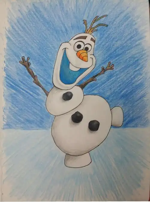 零基础学手绘丨彩铅第一次练习(雪宝)