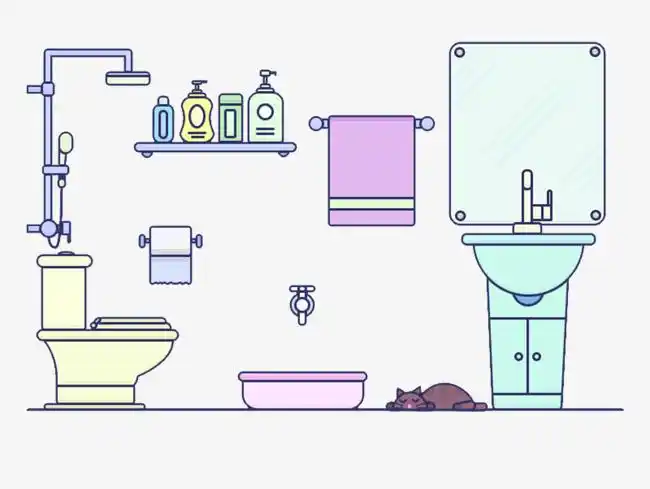 卫生间02细菌最喜欢温暖潮湿的环境,在密闭的橱柜和阴暗的角落里,成为